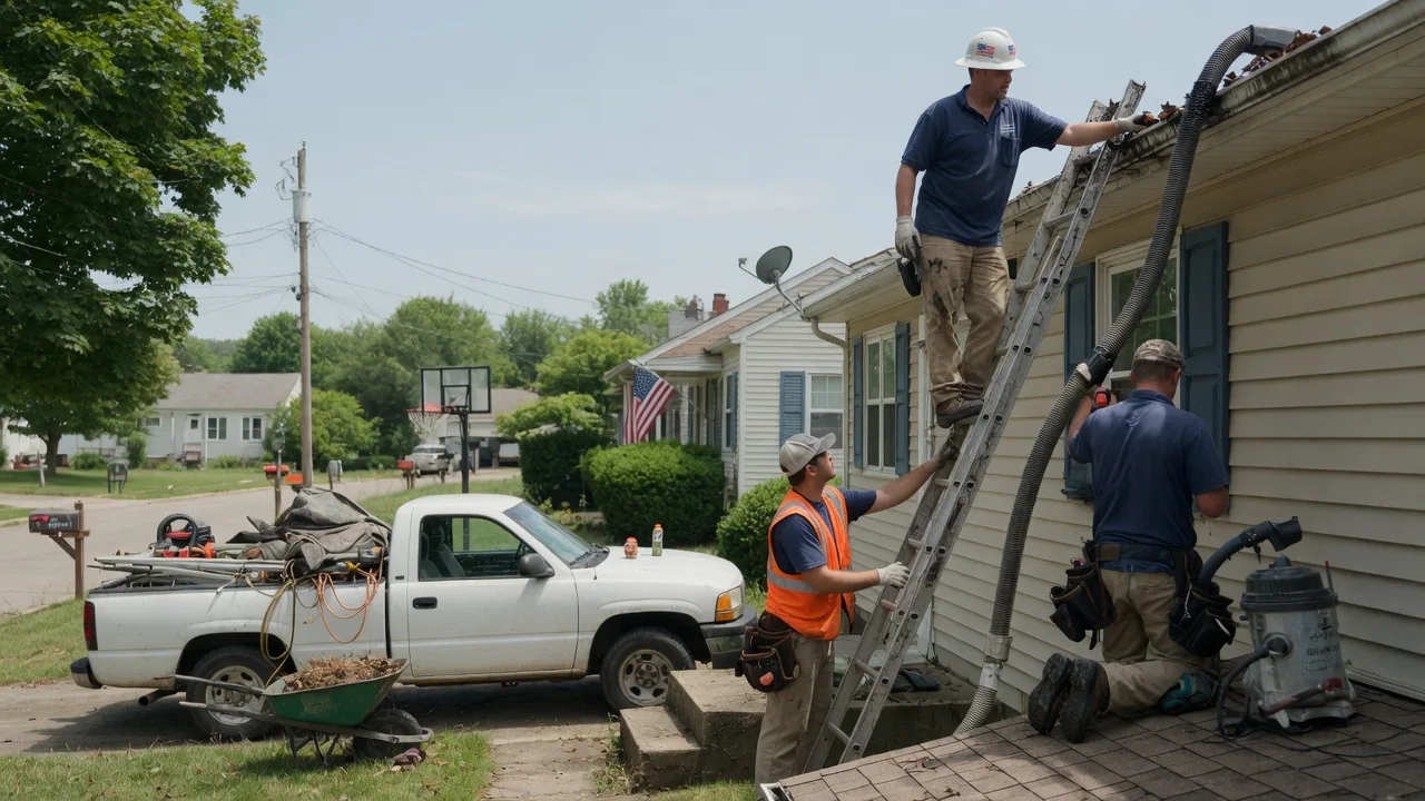 Gutter Installation in Pleasant Plains, IL near me